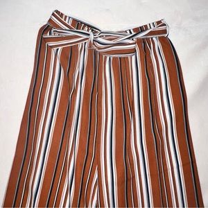 Wide Leg Striped Pants